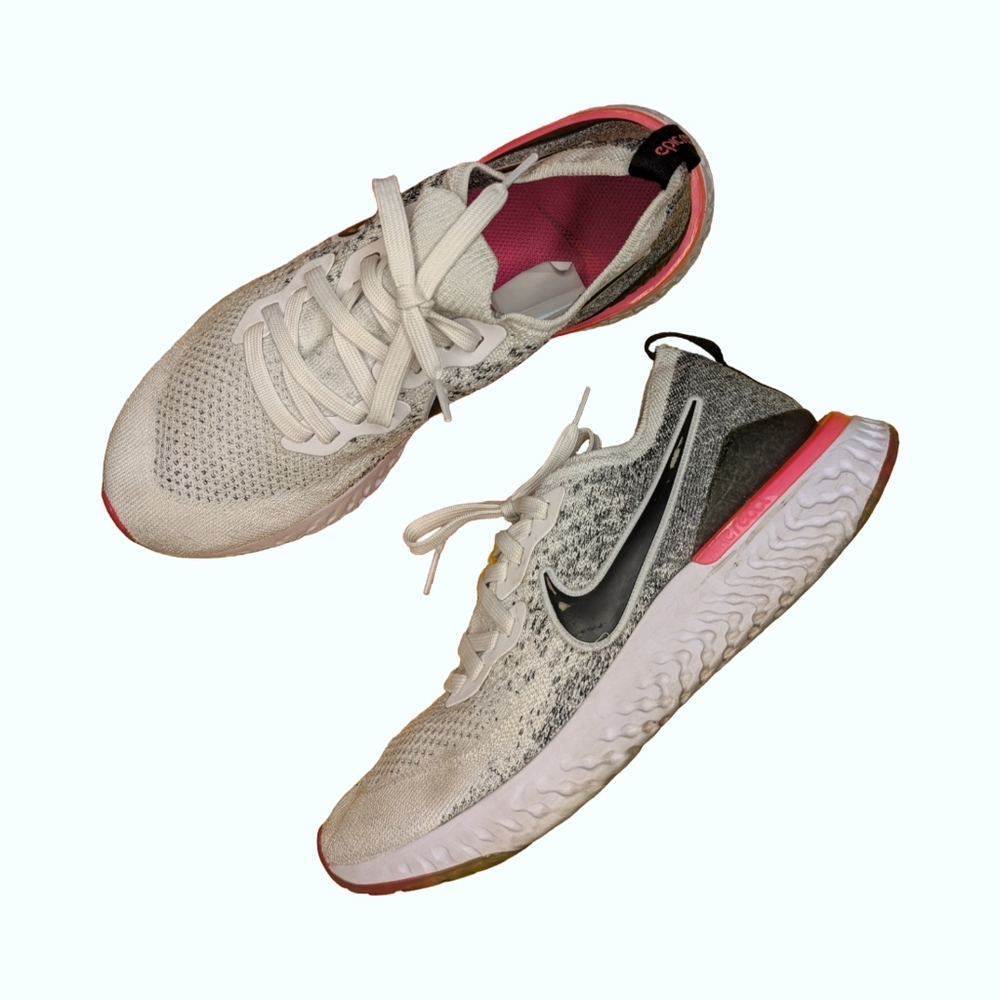 Nike Epic React Flyknit 2 Sneakers, Size 10